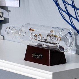 Корабль сувенирный «Гондола», в бутылке, микс  6,5 × 27 × 9 см Ош