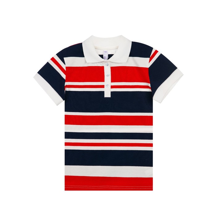 фото Джемпер с воротником поло для девочки, рост 164 см playtoday