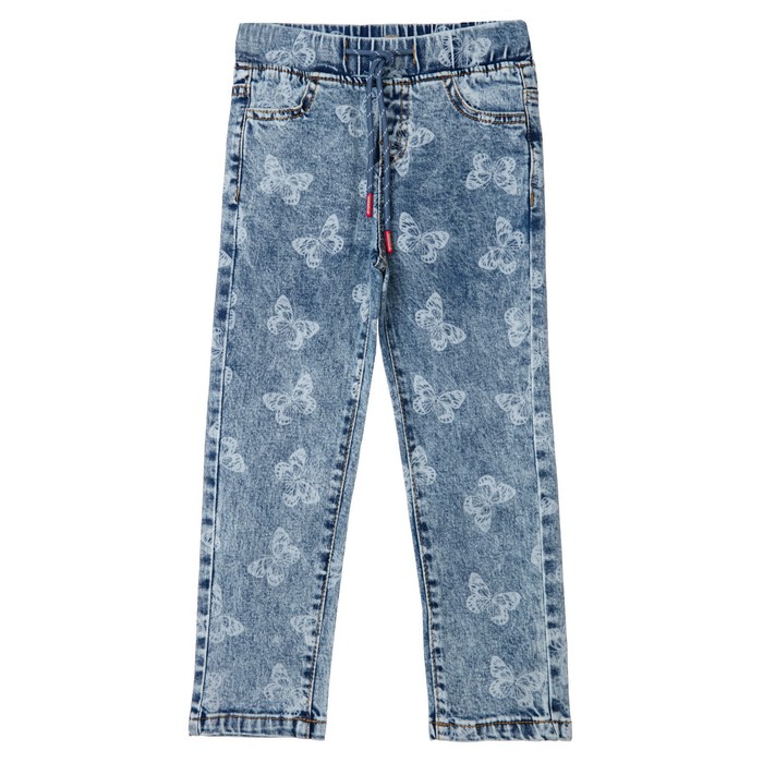 фото Джинсы для девочки, рост 116 см playtoday