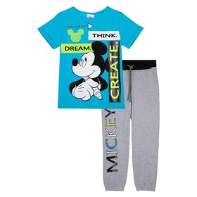 Комплект для мальчика Disney: футболка, брюки, рост 98 см