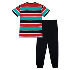 

Комплект для мальчика: футболка, брюки, рост 134 см