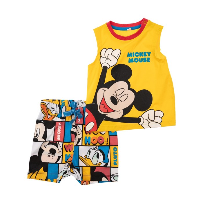 цена Комплект Disney для мальчика: майка, шорты, рост 80 см
