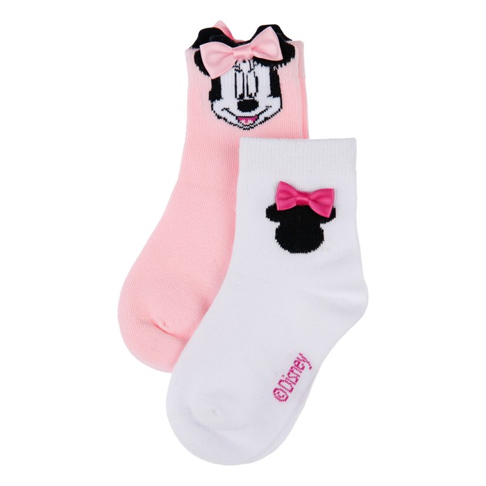 Носки Disney для девочки, размер 19-21, 2 пары