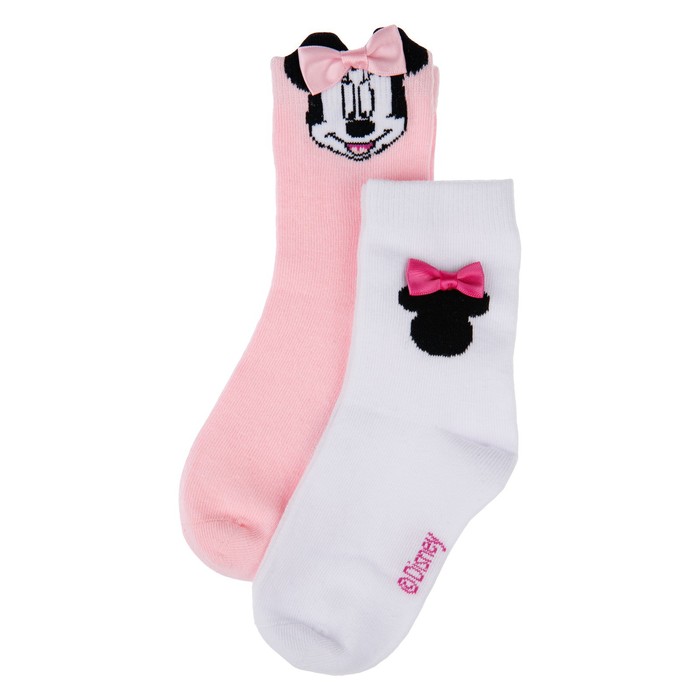 Носки Disney для девочки, размер 25-27, 2 пары