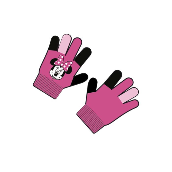 Перчатки трикотажные Disney для девочки, размер 13-14
