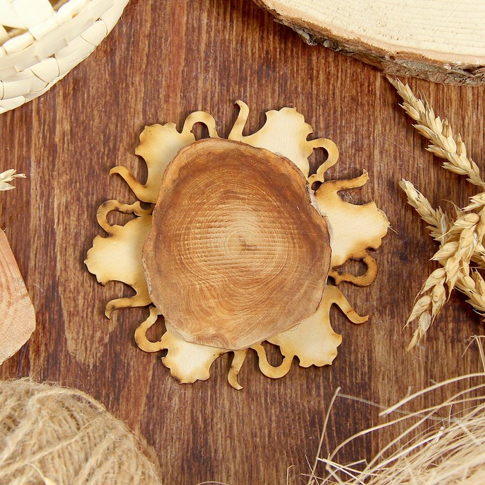 Подставка под горячее «Чайник», D=11 см, можжевельник