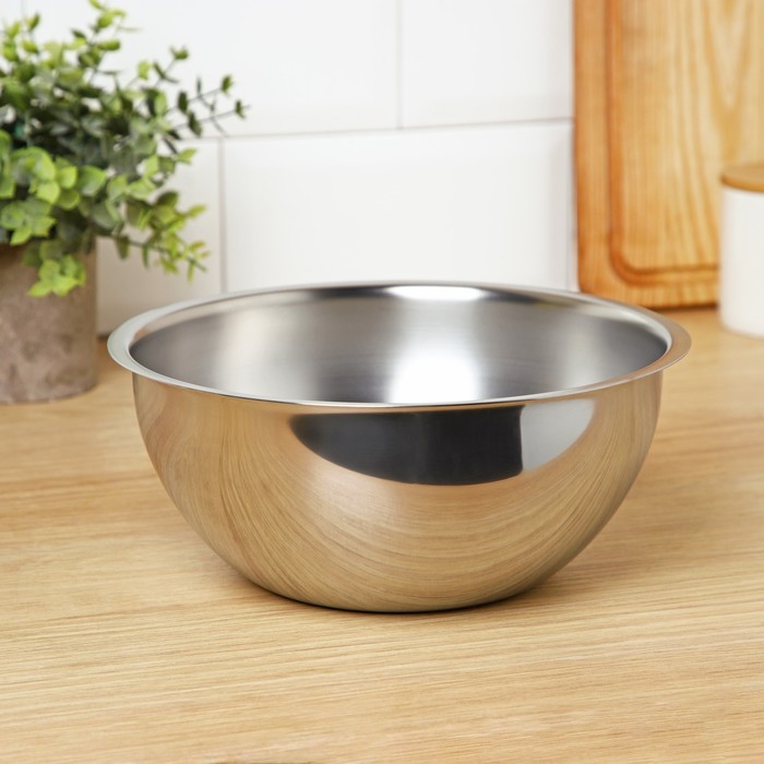 Миска 2 л, толщина металла 0,6 мм