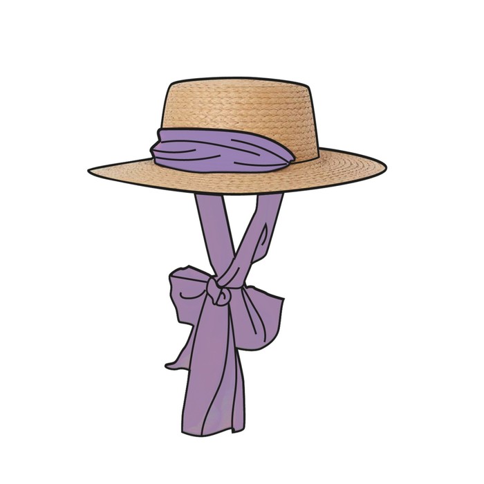 фото Шляпа соломенная для девочки, размер 54 playtoday