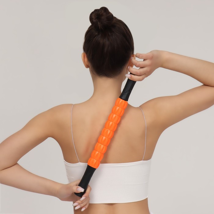 Массажёр Скалка универсальный 9 колёс 44 38 см цвет МИКСчёрный 37000₽