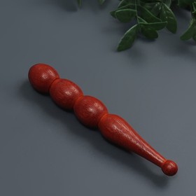 

Массажёр «Кегля», деревянный, универсальный, 15,5 × 2,5 см, цвет «красное дерево»