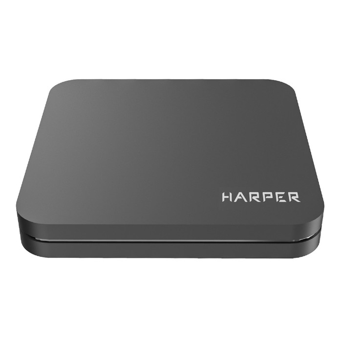 Приставка Смарт ТВ Harper ABX-105, 1 ГБ ОЗУ, 8 ГБ, Android, Ultra HD, Wi-Fi, HDMI, чёрная