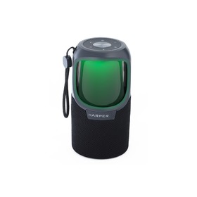 Портативная колонка Harper PSL-021, 10 Вт, 2200 мАч, microSD, подсветка, AUX, IPX6, черная
