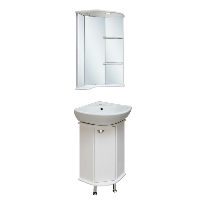 фото Шкаф-зеркало "браво 40" угловой runo