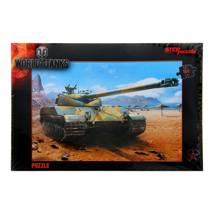 Пазлы "Танчики", 160 элементов