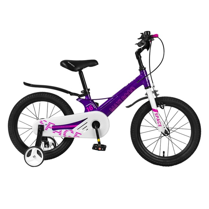 фото Велосипед 16" maxiscoo space, цвет фиолетовый