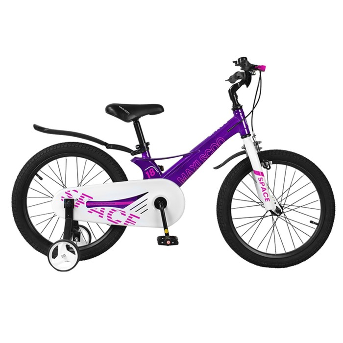 фото Велосипед 18" maxiscoo space, цвет фиолетовый