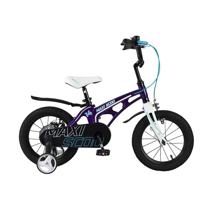 фото Велосипед 14" maxiscoo cosmic, цвет фиолетовый