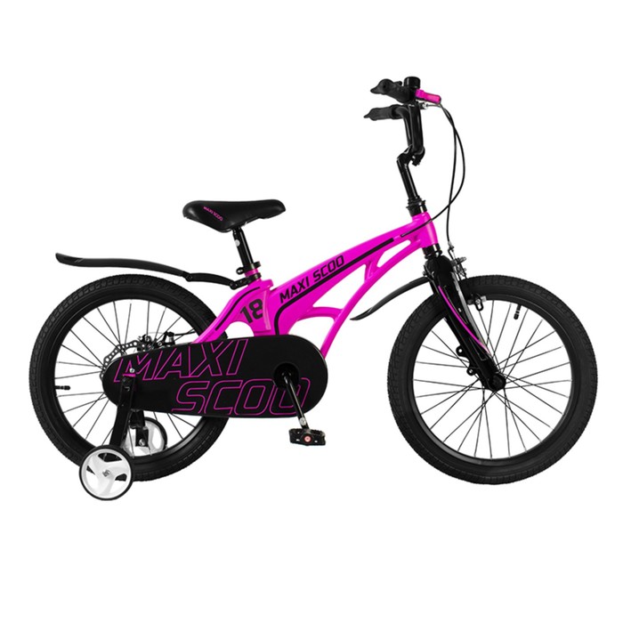 фото Велосипед 18" maxiscoo cosmic, цвет розовый матовый
