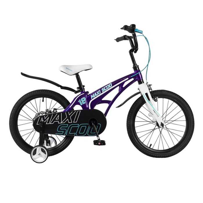 фото Велосипед 18" maxiscoo cosmic, цвет фиолетовый