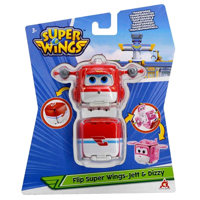 фото Игрушка перевертыш «джетт и диззи», super wings superwings
