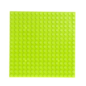 Пластина-основание для конструктора, 12,8 × 12,8 см, цвет салатовый Ош