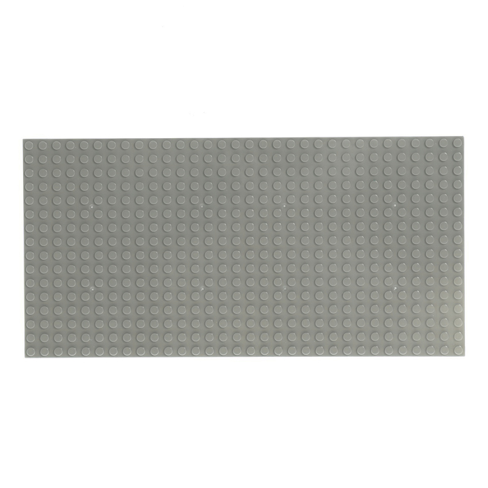 Пластина-перекрытие для конструктора, 25,5 × 12,5 см, цвет серый