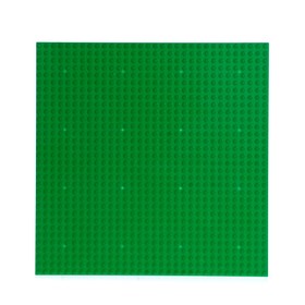 Пластина-основание для конструктора, 25,5 × 25,5 см, цвет зелёный Ош