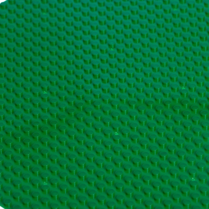 Пластина-основание для конструктора, 25,5*25,5 см шт, цвет зеленый