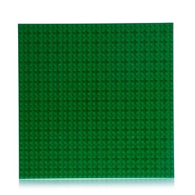 Пластина-перекрытие для конструктора, 25,5*25,5 см шт, цвет зеленый