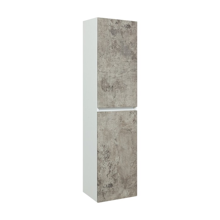 Пенал Манхэттен 35 серый бетон, подвесной, универсальный шкаф зеркало манхэттен 65 серый бетон универсальный