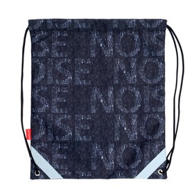 

Мешок для обуви Erich Krause, 440 х 365 мм, Noise, серый