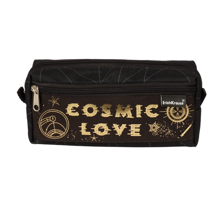 

Пенал мягкий, 2 отделения, объемный, 100 х 210 х 50 мм, Erich Krause, Magic Sky черный 53948