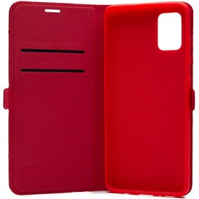 

Чехол-книжка BoraSCO для Samsung Galaxy A02, красный