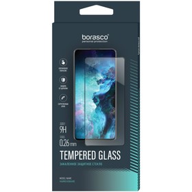 

Защитное стекло BoraSCO для Honor 9S/Y5p, полный клей, черная рамка, прозрачное
