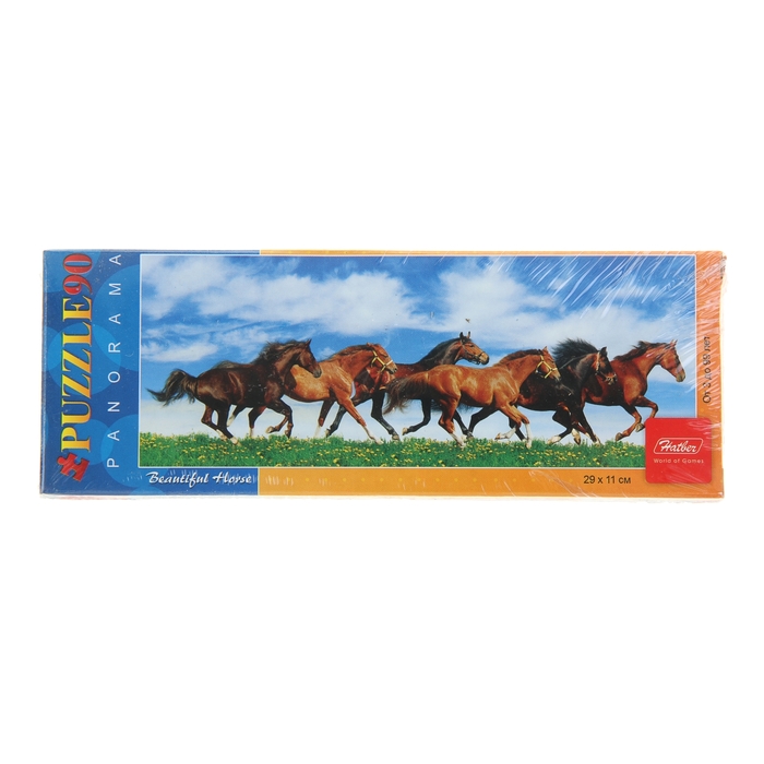 Пазлы "Лошади", 90 элементов