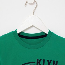 

Комплект (футболка/шорты) для мальчика, цвет зелёный, рост 98 см