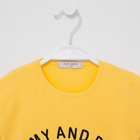 

Футболка для девочки, цвет жёлтый, рост 110 см