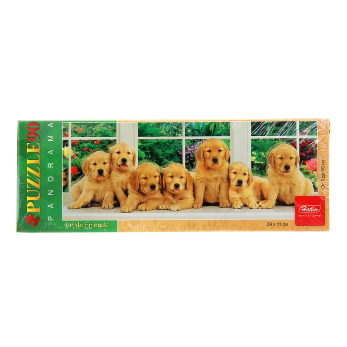 Пазлы "Забавные щенки", 90 элементов