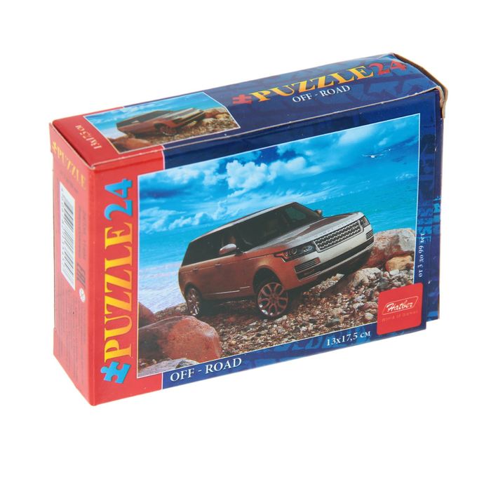 Пазлы "Внедорожники", 24 элемента, МИКС