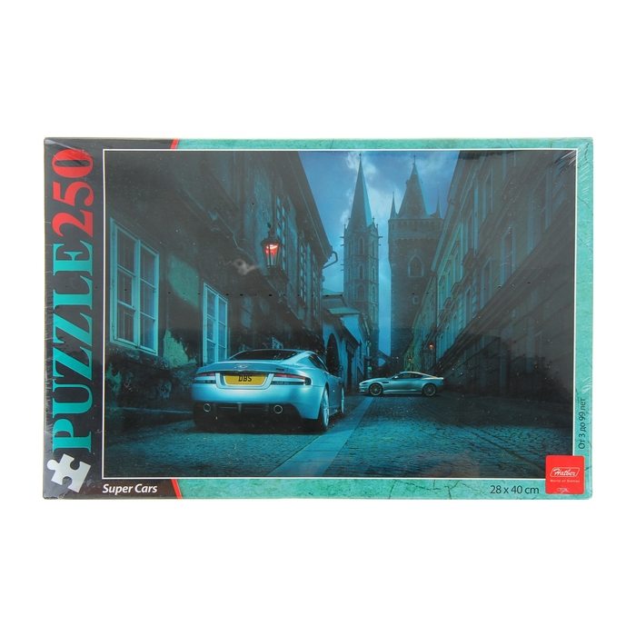 Пазлы "Автомобиль и замок", 250 элементов