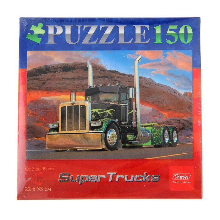 Пазлы "Грузовик в каньоне", 150 элементов