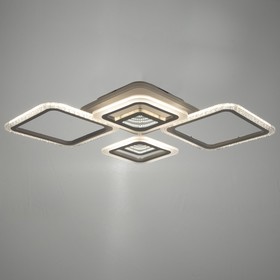 

Люстра 1145/4WT LED 108Вт 3000-6000К+подсветка основания диммер белый 78х50х9 см