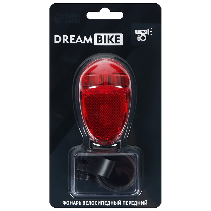 цена Фонарь велосипедный Dream Bike JY-399T-1, задний, 1 диод, 1 режим