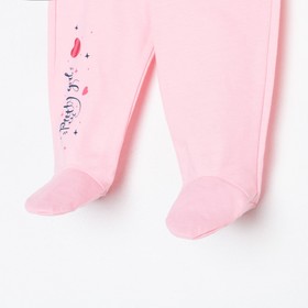 

Ползунки для девочки, цвет розовый, рост 74