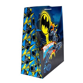 

Пакет подарочный Batman, большой, 33.5 × 40.6 × 15.5 см, цвет сине-чёрный