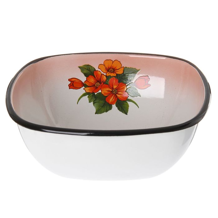 Миска 1 л, деколь МИКС