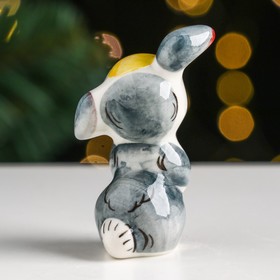 

Сувенир "Заяц кики" цвет гжель