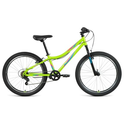 Велосипед 24" Forward Iris 1.0, 2022, цвет зеленый/бирюзовый, размер 12"