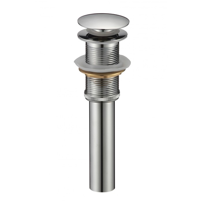 Донный клапан SAVOL S-XS002, 1 1/4, для раковины, без перелива, латунь, хром