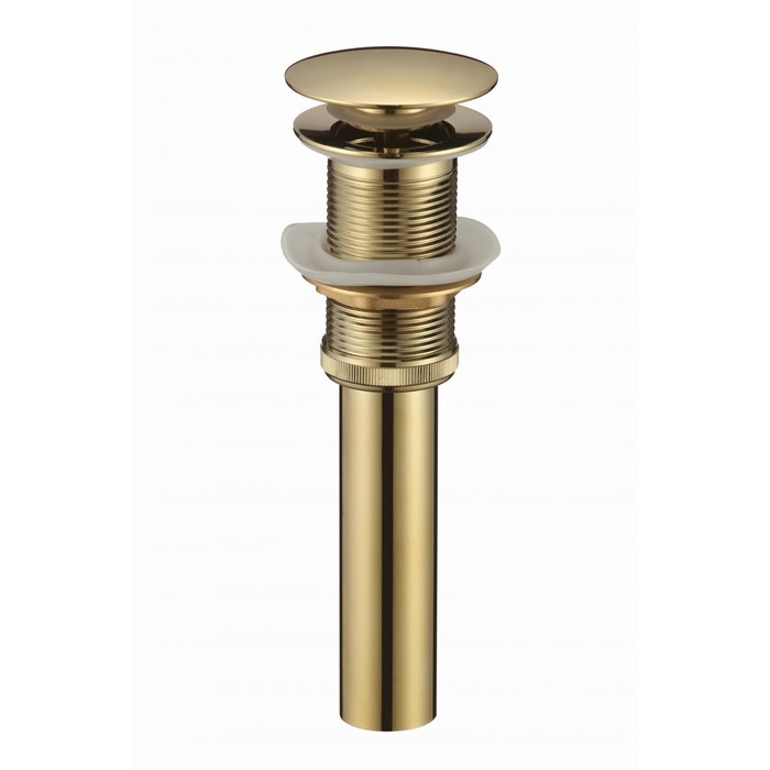 Донный клапан SAVOL S-XS002B, 1 1/4, для раковины, без перелива, латунь, золото